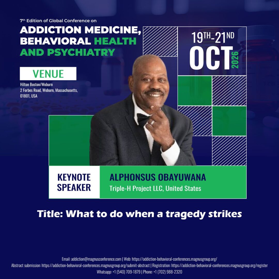 Conference poster featuring keynote speaker smiling.